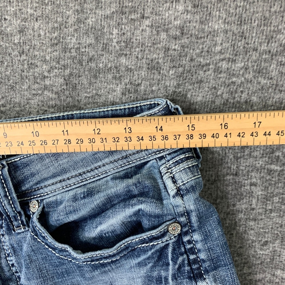 Salvage Supply Co Jeans Men 29S 29x30 Haovc Straight Slim Buckle Pants Stretch